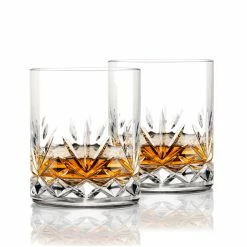 Cashs Crystal Cashs Ireland Annestown Straight Sided 9oz. OF Bourbon Tumbler, 1+1 Free
