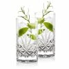 Cashs Crystal Cashs Ireland, Annestown Hiball Cocktail Glasses, Pair