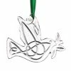 Cashs Crystal Cashs Of Ireland, 2023 Celtic Dove Of Peace Dated Ornament