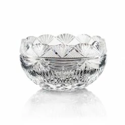 Cashs Crystal Cashs Ireland, Scalloped Swag 6" Bowl