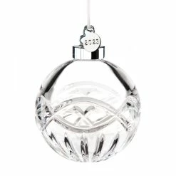 Cashs Crystal Cashs Ireland, 2023 Celtic Ring Dated Ball Ornament, Limited Edition