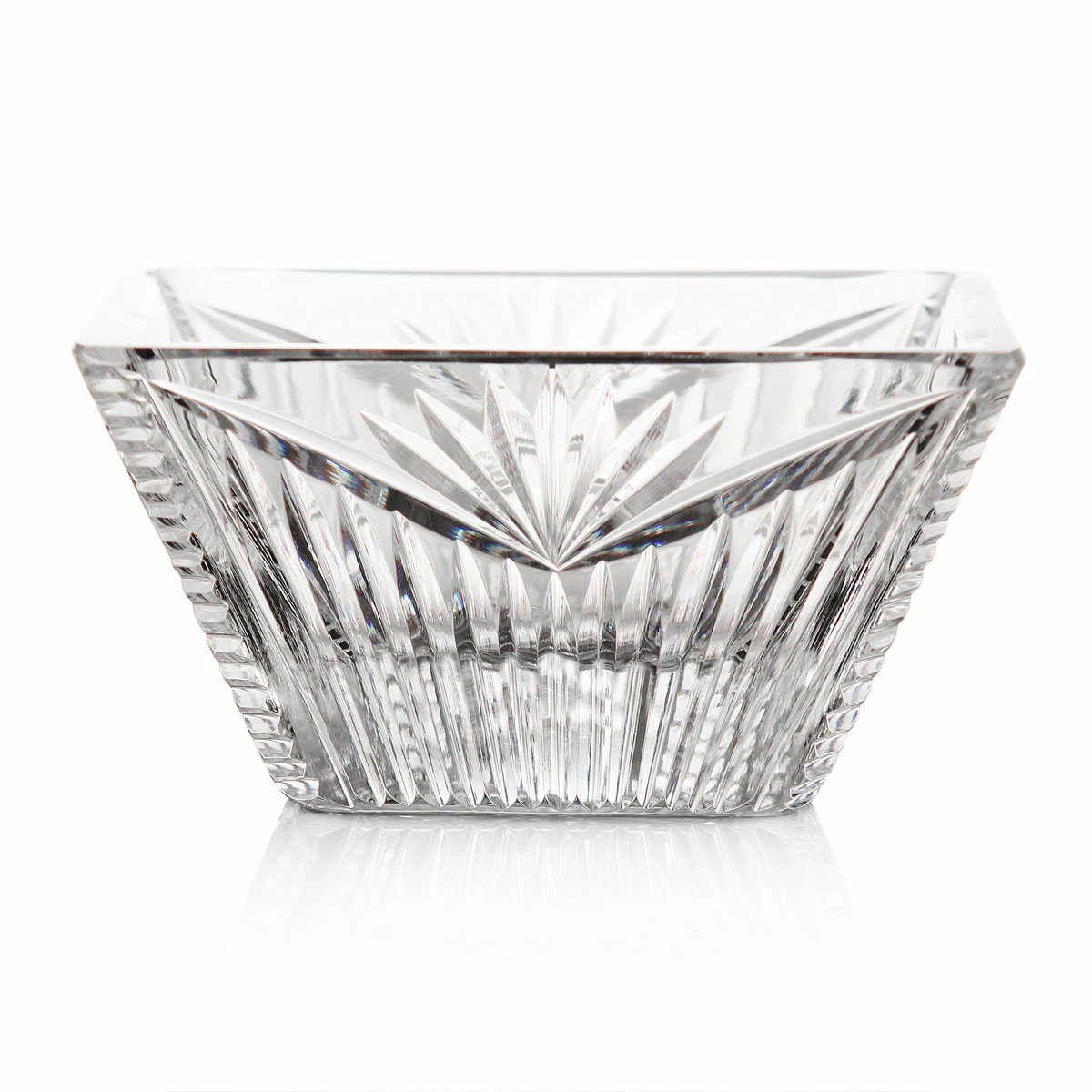 Cashs Crystal Cashs Ireland 6" Annestown Square Bowl 1 Cashs Crystal Cashs Ireland 6" Annestown Square Bowl