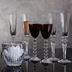 Baccarat Crystal, Mille Nuits Flutissimo Flutes, Clear, Pair -Home Kitchen Shop 2810597B a2