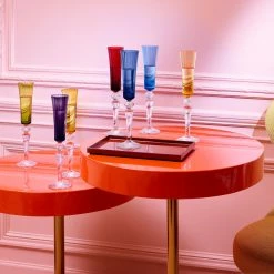 Baccarat Crystal, Mille Nuits Flutissimo Crystal Flutes, Set Of 4 -Home Kitchen Shop 2810814B a7