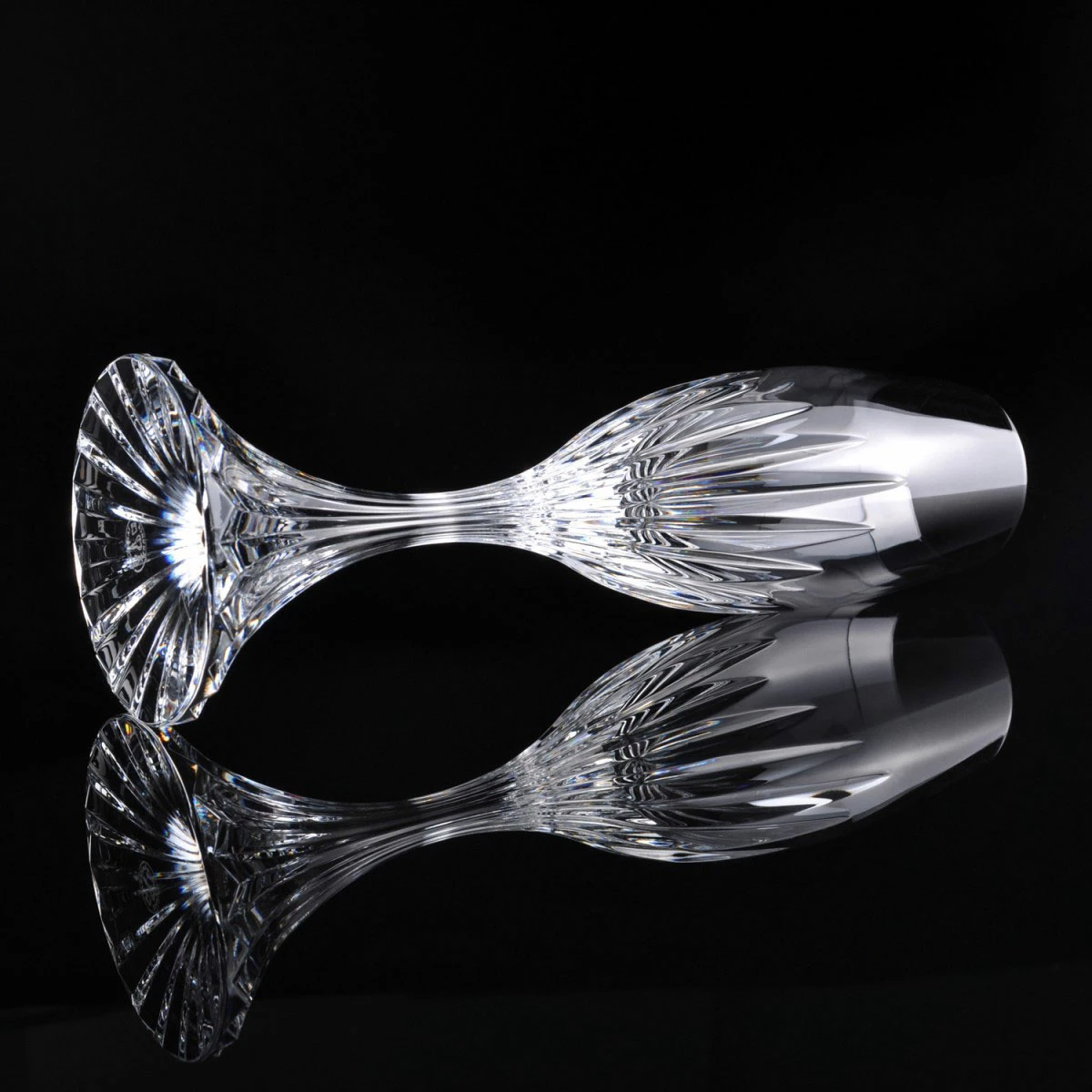 Baccarat Crystal, Massena Champagne Flutes, Pair 2 Baccarat Crystal, Massena Champagne Flutes, Pair - Image 2