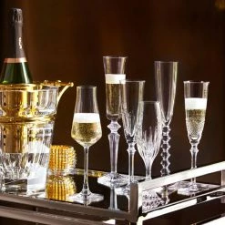 Baccarat Crystal, Massena Champagne Flutes, Pair 11 Baccarat Crystal, Massena Champagne Flutes, Pair -Home Kitchen Shop 2811797B B flutes a1