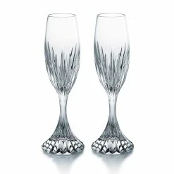 Baccarat Crystal, Massena Champagne Flutes, Pair 12 Baccarat Crystal, Massena Champagne Flutes, Pair -Home Kitchen Shop 2811797B a1