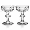 Baccarat Crystal, Harcourt 1841 Cocktail Saucer Champagne Coupe, Pair
