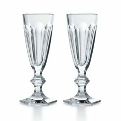 Baccarat Crystal, Harcourt 1841 Champagne Crystal Flute, Pair