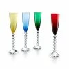 Baccarat Crystal Baccarat Vega Flutissimo Toasting Flutes Set Of Four