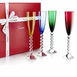 Baccarat Crystal Baccarat Vega Flutissimo Toasting Flutes Set Of Four -Home Kitchen Shop 2812557B a3