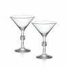 Baccarat Crystal Jean-Charles Boisset Passion Martini Glasses, Pair