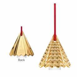 Baccarat Crystal Baccarat 2022 Annual Dated Ornament Eye, Gold