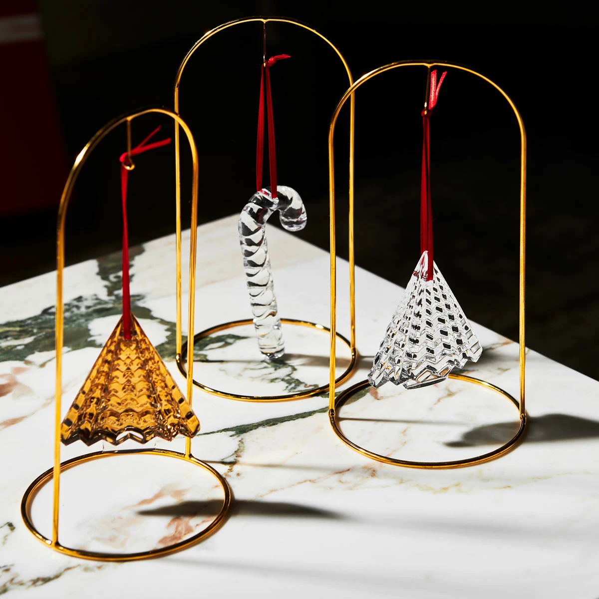 Baccarat Crystal Baccarat 2022 Annual Dated Ornament Eye, Gold 2 Baccarat Crystal Baccarat 2022 Annual Dated Ornament Eye, Gold - Image 2