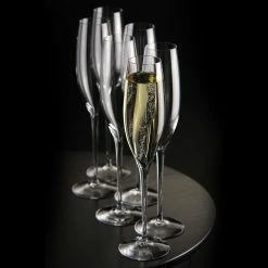 Waterford Crystal, Elegance Champagne Classic Toasting Flutes, Pair -Home Kitchen Shop 40001101 w eleganc champagset151200