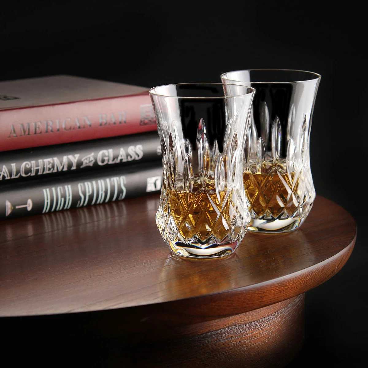 Waterford Crystal Lismore Flared Sipping Whiskey Tumbler, Pair 2 Waterford Crystal Lismore Flared Sipping Whiskey Tumbler, Pair - Image 2