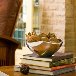 Nambe Mills, Inc. Nambe Metal Tri-Corner Bowl, 3 Qt -Home Kitchen Shop 528N glamour