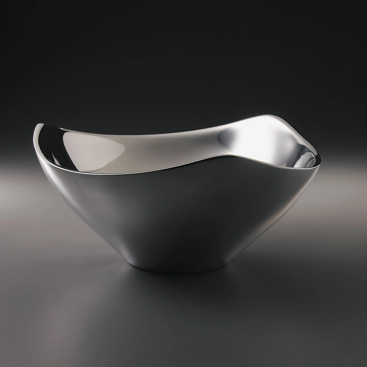 Nambe Mills, Inc. Nambe Metal Tri-Corner 1 Quart Bowl 2 Nambe Mills, Inc. Nambe Metal Tri-Corner 1 Quart Bowl - Image 2