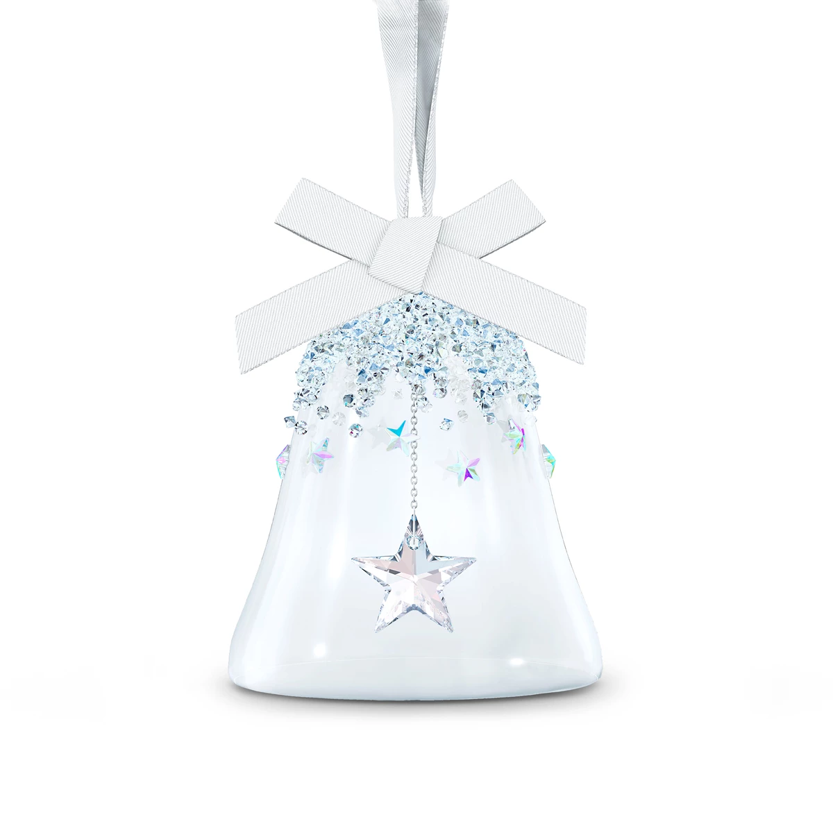 Swarovski Crystal Swarovski Bell Ornament, Star 1 Swarovski Crystal Swarovski Bell Ornament, Star
