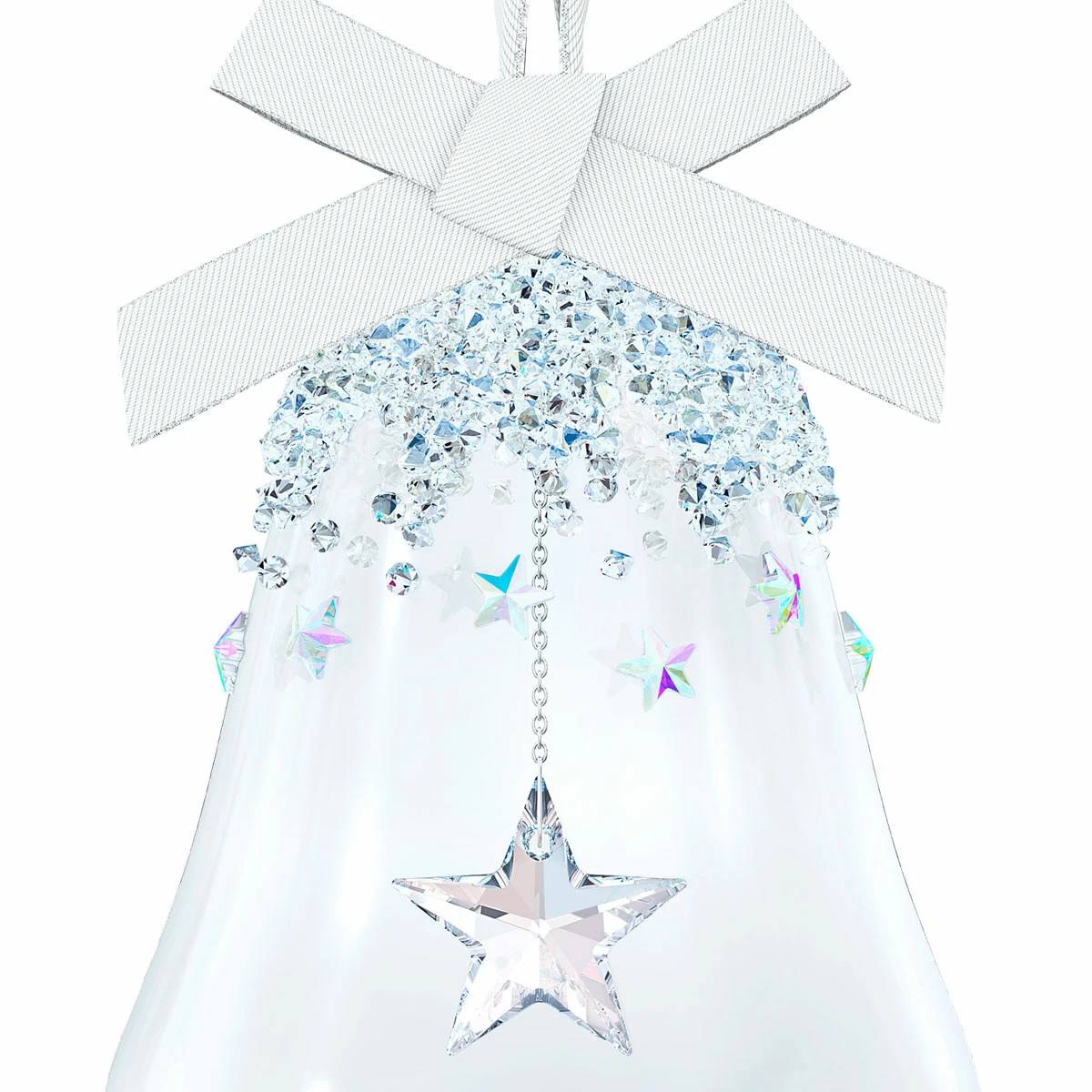 Swarovski Crystal Swarovski Bell Ornament, Star 2 Swarovski Crystal Swarovski Bell Ornament, Star - Image 2