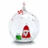 Swarovski Crystal Swarovski Holiday Cheers Ball Ornament Santa Claus