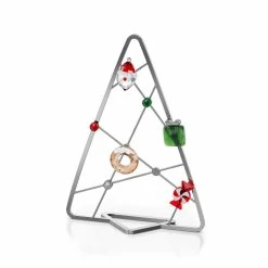 Swarovski Crystal Swarovski Holiday Cheers Christmas Tree With Magnets, Set Of 7