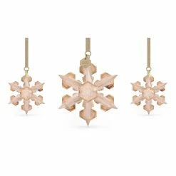 Swarovski Crystal Swarovski 2022 Festive Dated Ornament Set, Annual Edition