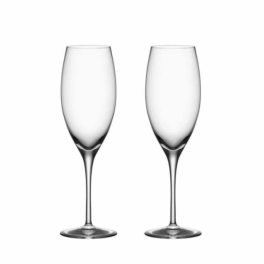 Orrefors Kosta Boda Orrefors Premier Champagne Flutes, Pair 1 Orrefors Kosta Boda Orrefors Premier Champagne Flutes, Pair