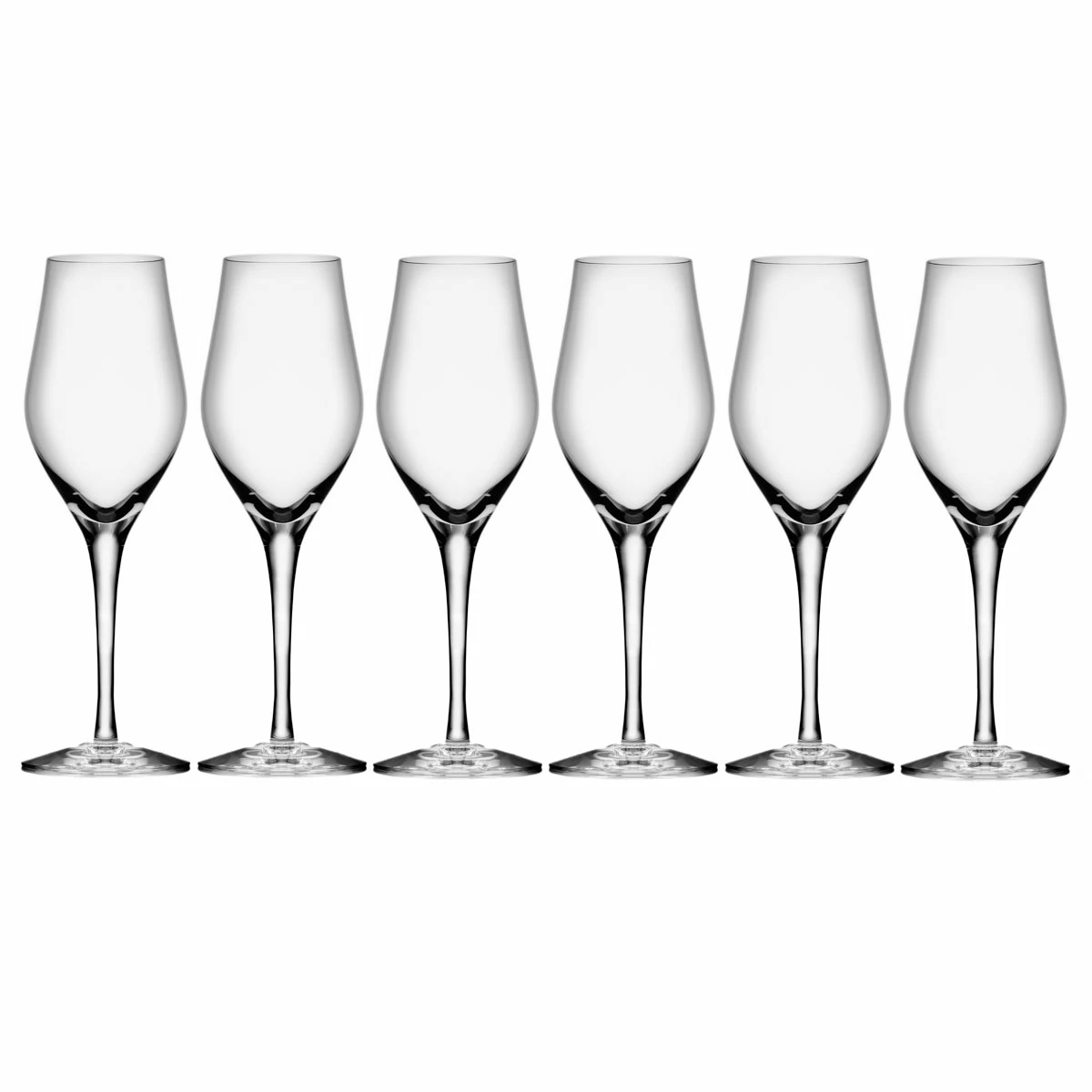Orrefors Kosta Boda Orrefors Crystal Sense Sparkling Wine, Champagne, Set Of 6 1 Orrefors Kosta Boda Orrefors Crystal Sense Sparkling Wine, Champagne, Set Of 6