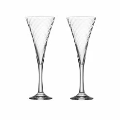 Orrefors Kosta Boda Orrefors Crystal Helena Champagne Toasting Flutes, Set Of 4 -Home Kitchen Shop 6244702 aa