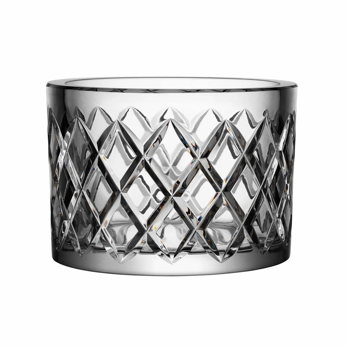 Orrefors Kosta Boda Orrefors Crystal, Legend Checked 6 1/8" Crystal Bowl 2 Orrefors Kosta Boda Orrefors Crystal, Legend Checked 6 1/8" Crystal Bowl - Image 2