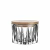 Orrefors Kosta Boda Orrefors Crystal, Sarek 4.41" Crystal Bowl With Lid