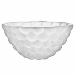 Orrefors Kosta Boda Orrefors Crystal 8.07" Raspberry Bowl Frost