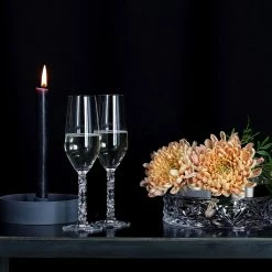 Orrefors Kosta Boda Orrefors Carat Champagne Flutes Pair -Home Kitchen Shop 6590100 a6