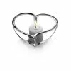 Orrefors Kosta Boda Orrefors Crystal, Heart 5" Bowl And Votive