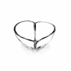 Orrefors Kosta Boda Orrefors Crystal, Heart 10" Crystal Bowl