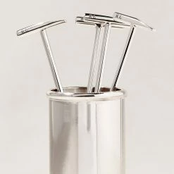 Ralph Lauren Ellery Cocktail Pics With Holder, Silver Set -Home Kitchen Shop 680842798001 a3