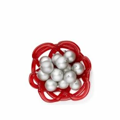 Orrefors Kosta Boda Kosta Boda 12" Basket Crystal Bowl, Red