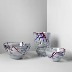 Orrefors Kosta Boda Kosta Boda Contrast 6 1/4" Bowl, Grey -Home Kitchen Shop 7051515 a2