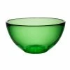 Orrefors Kosta Boda Kosta Boda 8 1/2" Bruk Crystal Serving Bowl, Green