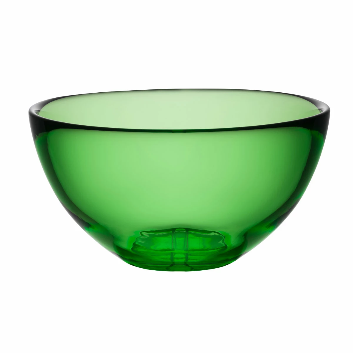 Orrefors Kosta Boda Kosta Boda 8 1/2" Bruk Crystal Serving Bowl, Green 1 Orrefors Kosta Boda Kosta Boda 8 1/2" Bruk Crystal Serving Bowl, Green