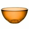 Orrefors Kosta Boda Kosta Boda 8 1/2" Bruk Crystal Serving Bowl, Amber