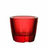 Orrefors Kosta Boda Kosta Boda Bruk Red Votive 3" Bowl
