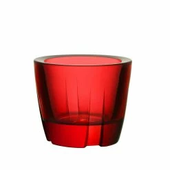 Orrefors Kosta Boda Kosta Boda Bruk Red Votive 3" Bowl
