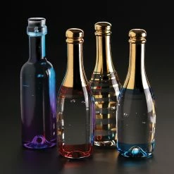 Orrefors Kosta Boda Kosta Boda Celebrate Crystal Champagne Bottle, Gold -Home Kitchen Shop 7091303 kb bottles a1