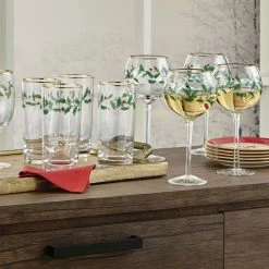 Lenox Christmas Hiball Cocktail Glasses, Set Of 4 -Home Kitchen Shop 849605L a2