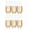 Lenox Tuscany Classics Stemless Champagne Flutes, Set Of Six
