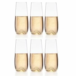 Lenox Tuscany Classics Stemless Champagne Flutes, Set Of Six
