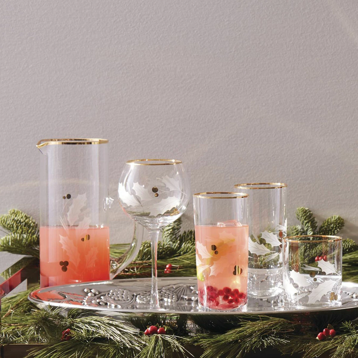 Lenox Christmas Balloon Wine Glasses, Set Of 4 2 Lenox Christmas Balloon Wine Glasses, Set Of 4 - Image 2