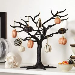 58 Lenox Matte Black Metal Ornament Stand Tree -Home Kitchen Shop 889141L a3